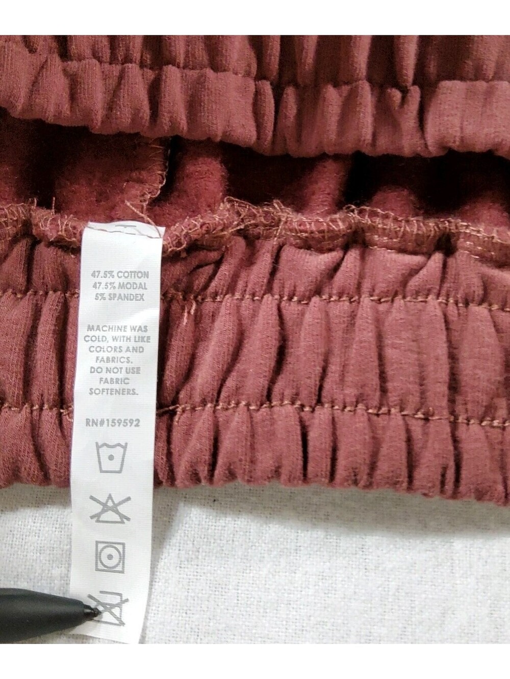 Glyder Vtg Oversized Jogger Pants Women's 3x Cabernet New With Tag $84 Retail - Picture 9 of 10